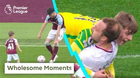 The most WHOLESOME moments in Premier League history - YouTube