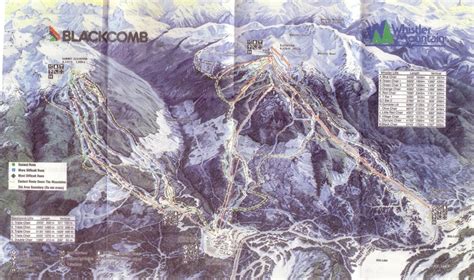 Photos: These maps show the evolution of Whistler Blackcomb - Parkbench