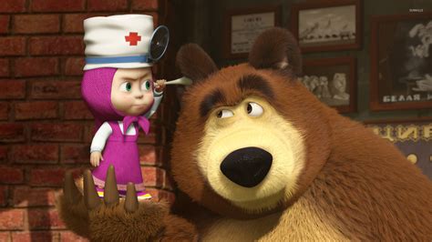 Masha and the Bear [3] wallpaper - Cartoon wallpapers - #46652