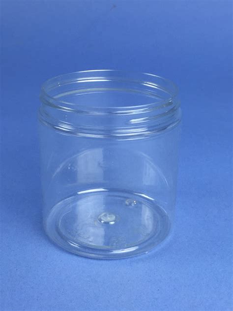 Clear PET Plastic Jar 250ml PN250D - Bristol Plastic Containers ...