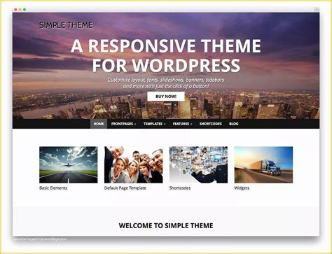 Free Wordpress Website Templates Of 50 Best Business Wordpress themes ...