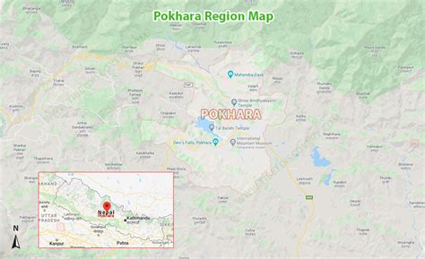 Pokhara Maps | Pokhara Nepal Map