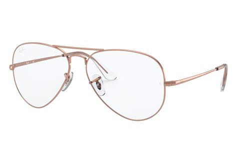 Aviator Optics Eyeglasses with Rose Gold Frame - RB6489 | Ray-Ban® CA