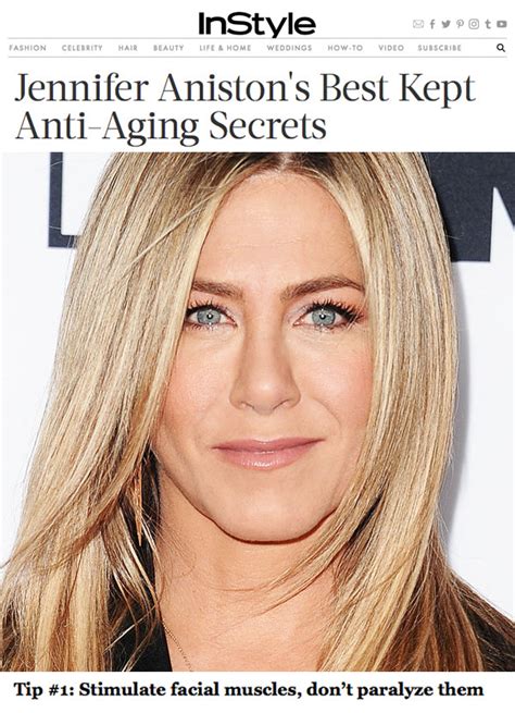 Jennifer Aniston's Best Kept Anti-Aging Secrets – NuFACE