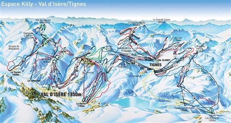 Val d'Isère Piste Map – Interactive map of Val d'Isère