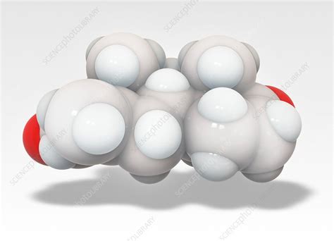 Exemestane breast cancer drug molecule - Stock Image - C019/4399 ...