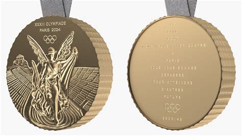 Olympic Gold Medal 2024 3D Model $34 - .3ds .blend .c4d .fbx .max .ma ...