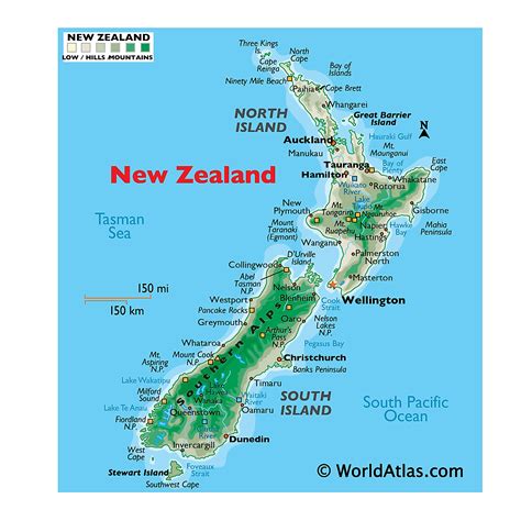 New Zealand Maps & Facts - World Atlas