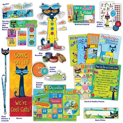 Pete the Cat Classroom Décor Set - Classroom Resources & Supplies | EAI ...