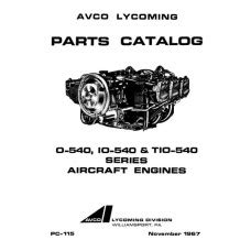 Lycoming O-540, IO-540 and TIO-540 Series PC-115-3 Aircraft Engines ...