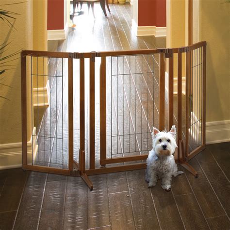 Richell Premium Plus Freestanding Pet Gate with Door - Walmart.com ...