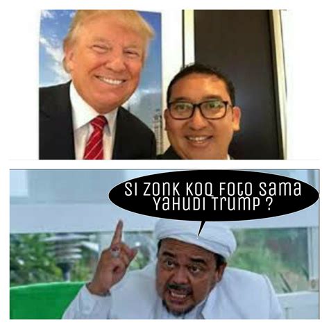 Heboh! Meme Kocak Fadli Zon karena Selamati Donald Trump