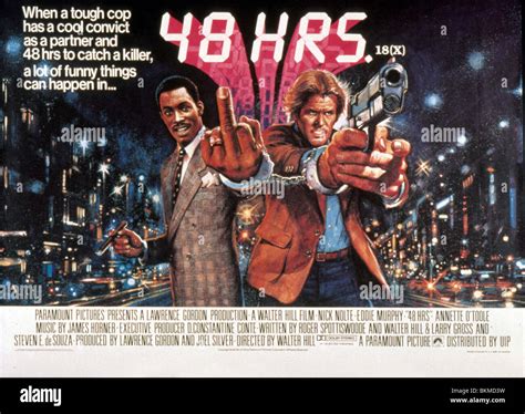 48 HOURS -1982 POSTER Stock Photo - Alamy