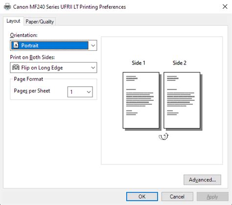 windows 10 - Canon printer advanced preferences missing - Super User