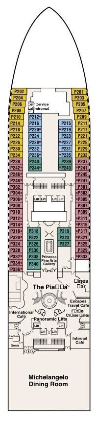 Ruby Princess Deck Plans