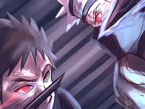 Kakashi vs Obito by Hadirutopia on DeviantArt