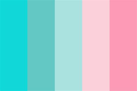 Aqua Pink Color Palette