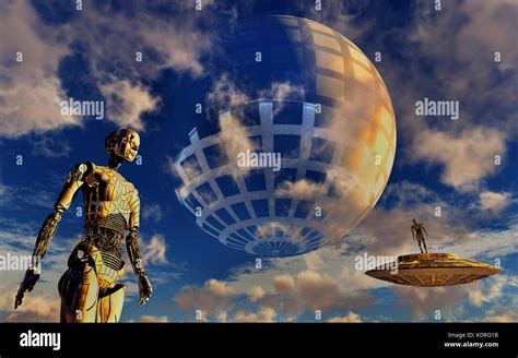 A Dyson Sphere Civilization Stock Photo: 163401319 - Alamy