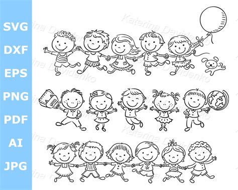 Clipart Of Child Outline