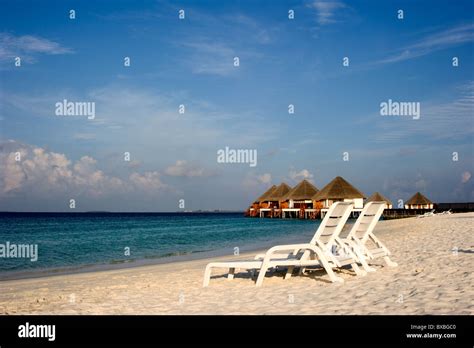 Beach view in Maldives Stock Photo - Alamy