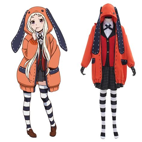 Hot Anime Kakegurui Cosplay Costume Cute Rabbit Halloween for Women ...