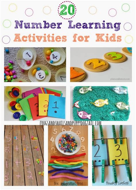 20 Number Learning Activities for Kids - FSPDT