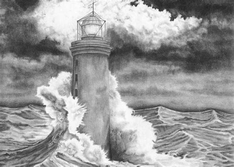 lighthouse in the storm by eliud on DeviantArt