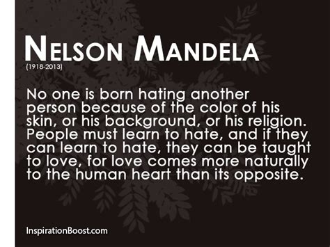 Nelson-Mandela-Hate-and-Love-Quotes | Inspiration Boost