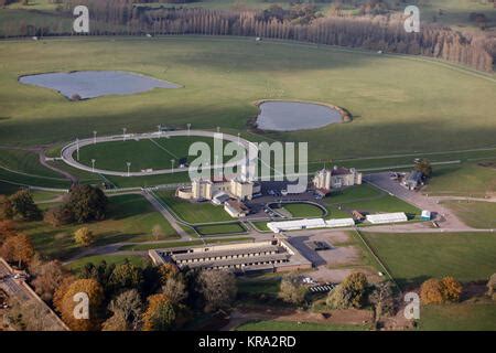 aerial view of Towcester Racecourse Stock Photo - Alamy