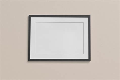 Passe-partout Picture Frame Mockup - Mockup World