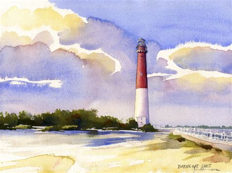 Lighthouse Storm Painting at PaintingValley.com | Explore collection of ...