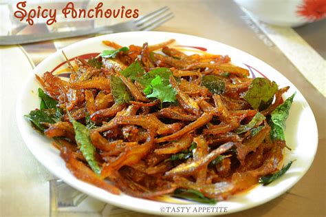 How to make Spicy Fried Anchovies / Nethili Varuval / Spicy Anchovies ...