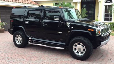 Black Hummer H2 Interior