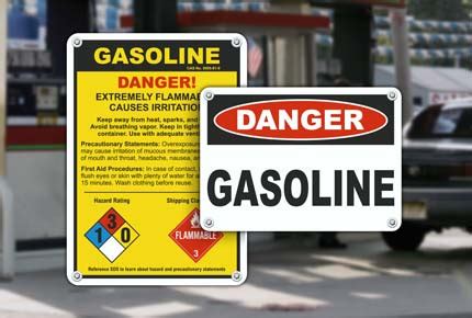 Gas Station Safety Signs – Guaranteed Low Prices