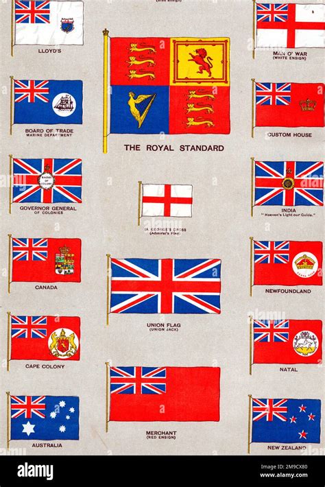 Flags of the British Empire Stock Photo - Alamy