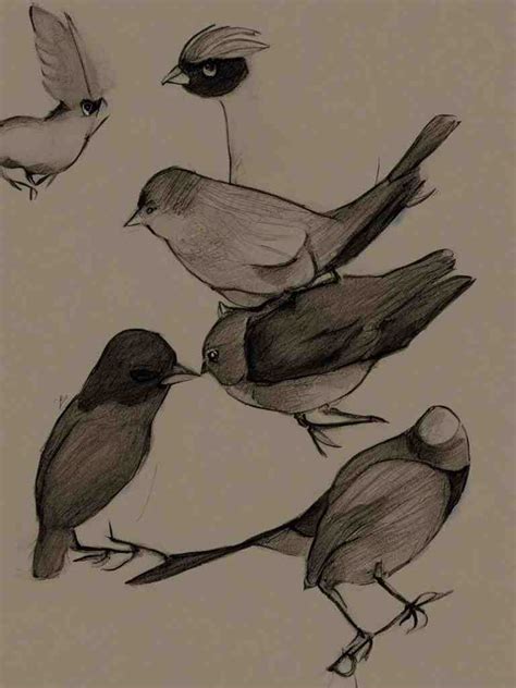 bird and boy sketches by concept artists, blunt borders, rule of ...