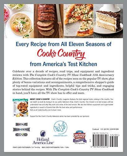 The Complete Cook's Country TV Show Cookbook Season 11: Every Recipe ...