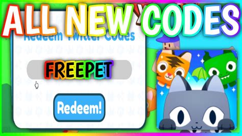 [2021 UPDATED] 😱ALL NEW CODES😱 In Pet Simulator X - YouTube