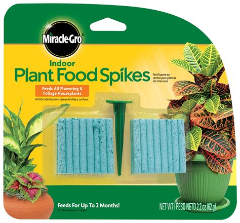 Buy Miracle-Gro Indoor Food Spikes, Includes 48 Spikes - Continuous ...