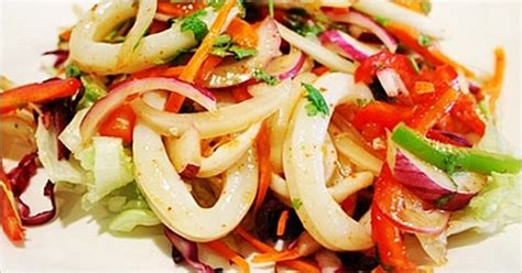 Italian Food Recipe - Calamari Salad