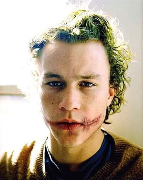 Behind the scenes Heath Ledger from The Dark Knight. One of the best ...