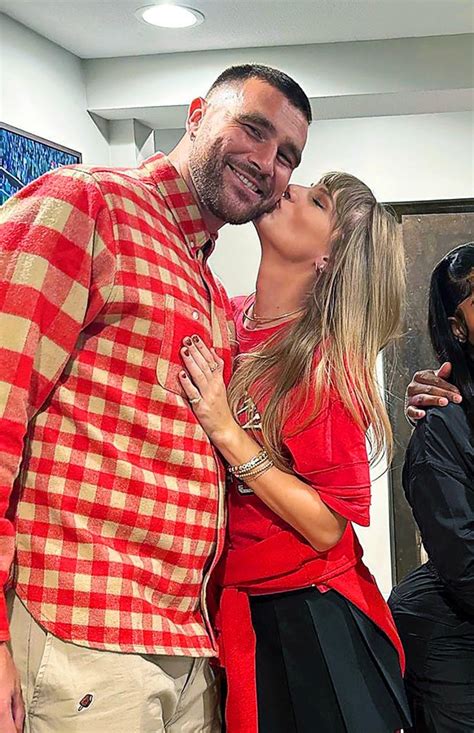 Taylor Swift Kisses Travis Kelce on the Cheek After Chiefs Game | Us Weekly