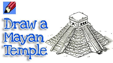 Mayan Temple Sketch at PaintingValley.com | Explore collection of Mayan ...