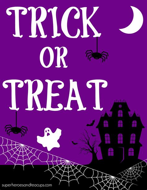 Free Printable Halloween Signs to Help Your Family Celebrate