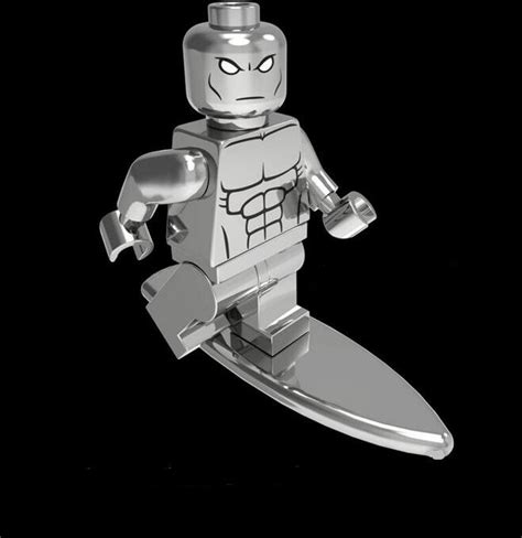 The Silver Surfer Minifigures Lego Compatible Fantastic Four Rise of ...