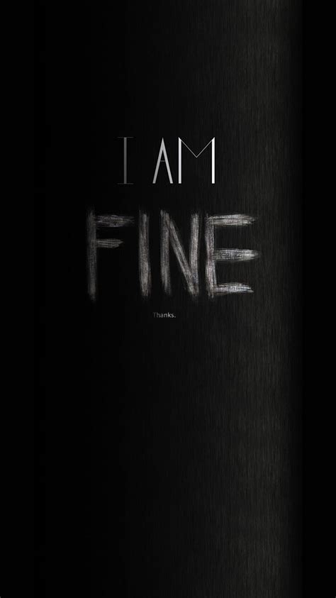 I Am Fine, like, HD phone wallpaper | Peakpx