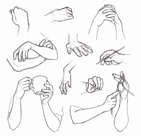 Hand Reference Drawing at GetDrawings | Free download