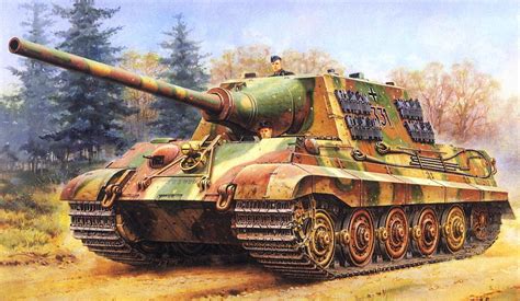 German Heavy Tank Destroyer Jagdtiger Early Production (Plastic model ...