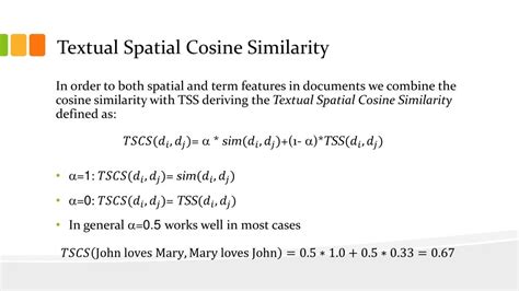 PPT - Textual Spatial Cosine Similarity PowerPoint Presentation, free ...