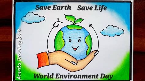 Nature Conservation Day Drawing/ World Nature Day Drawing / World ...